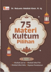 Image of 75 Materi Kultum Pilihan