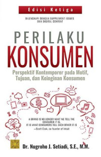 Image of Perilaku Konsumen : Perspektif Kontemporer pada Motif, Tujuan, dan Keinginan Konsumen