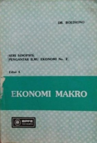 Image of Seri Sinopsis: Pengantar Ilmu Ekonomi No. 2 (Ekonomi Makro)