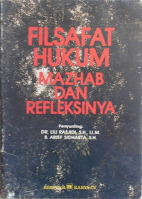 Image of Filsafat Hukum: Mazhab dan Refleksinya