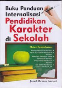 Image of Buku Panduan Internalisasi Pendidikan Karakter di Sekolah