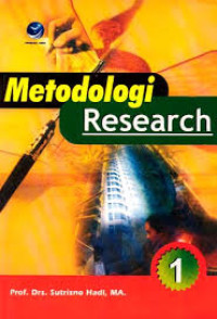 Image of Metodologi Research untuk Penulisan Paper, Skripsi, Thesis dan Disertasi (Jilid I)